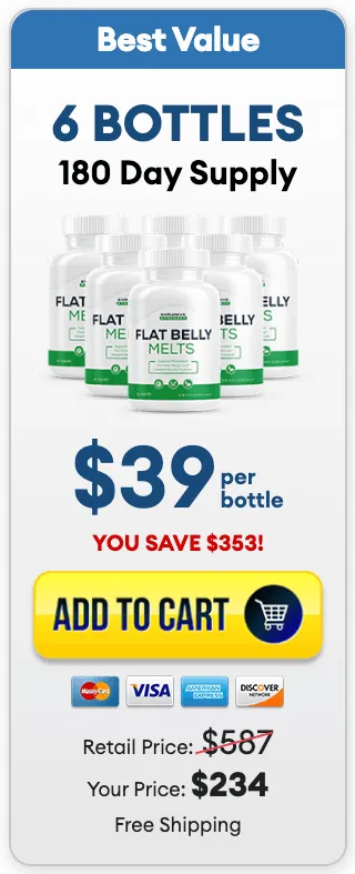 Buy Flat Belly Melts 6 Bottles